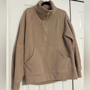 Lululemon Scuba Tumbled Fleece Funnel-Neck Half Zip
